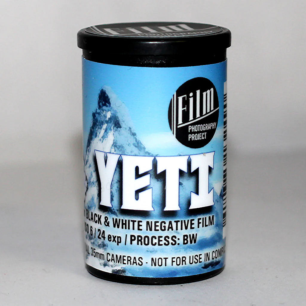 Film Photography Project Yeti Black and White Negative Film (35mm, 24 Exposures) - Single Roll