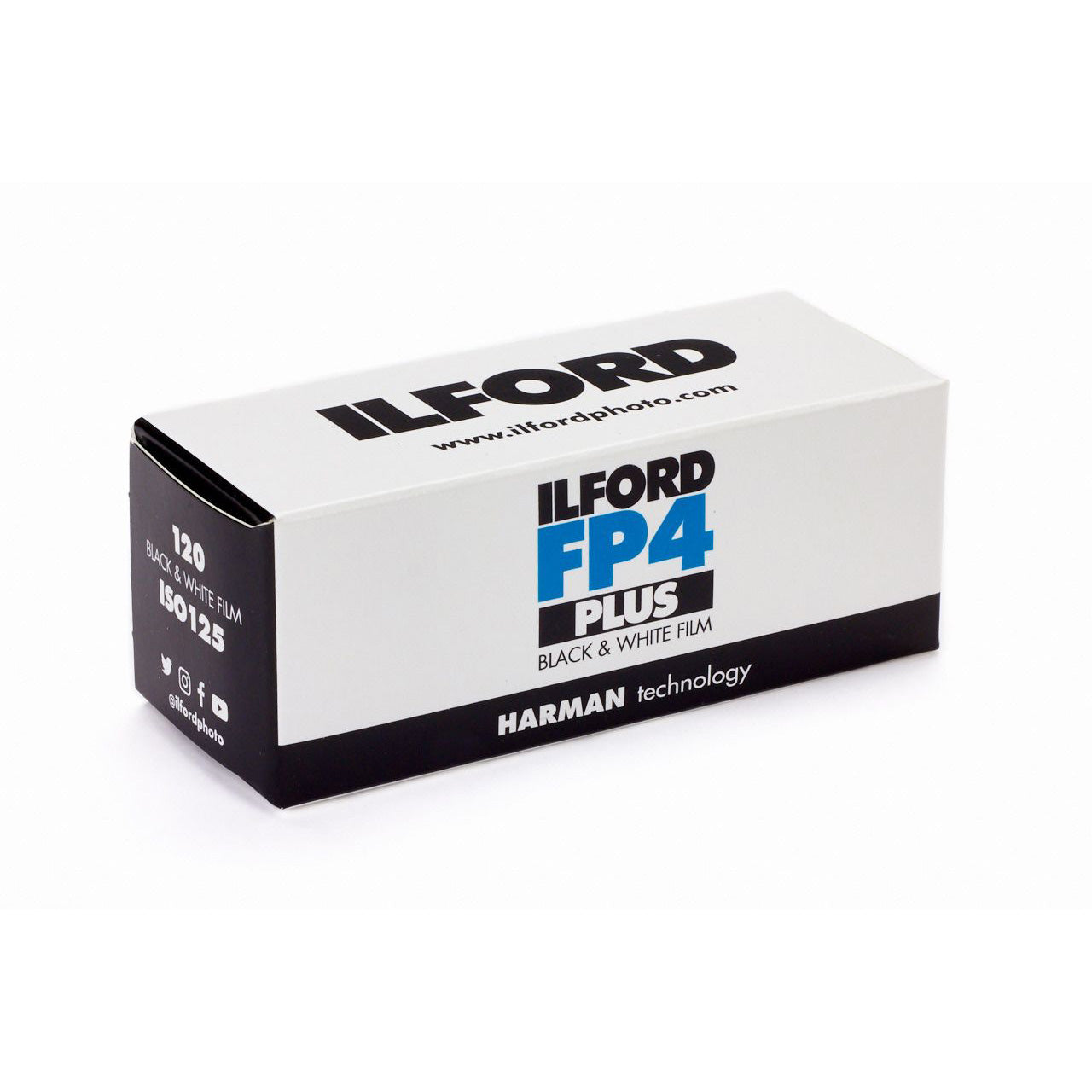 EXPIRED 12/23 - Ilford FP4 Plus Black and White Negative Film (120 Format) - Single Roll