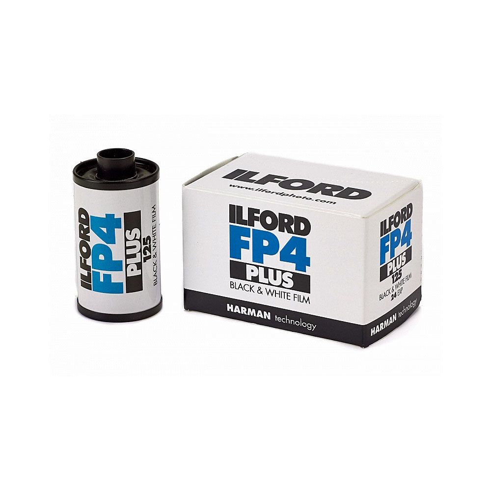 Ilford FP4 Plus Black and White Negative Film (35mm, 24 Exposures) - Single Roll