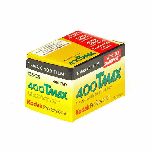 Kodak T-Max 400 Black and White Negative Film (35mm, 36 Exposures) - Single Roll