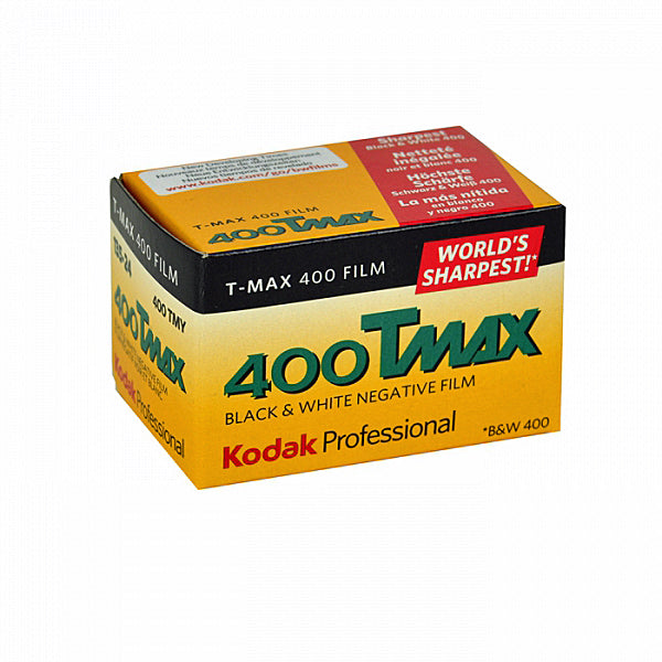 Kodak T-Max 400 Black and White Negative Film (35mm, 24 Exposures) - Single Roll