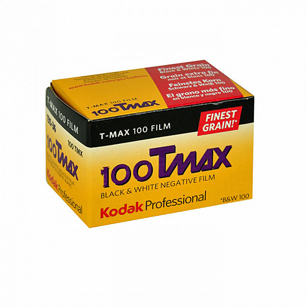 Kodak T-Max 100 Black and White Negative Film (35mm, 24 Exposures) - Single Roll