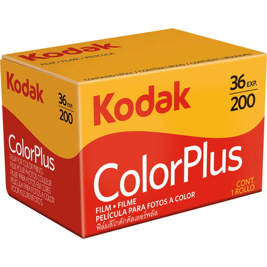 Kodak ColorPlus 200 Color Negative Film (35mm, 36 Exposures) - Single Roll