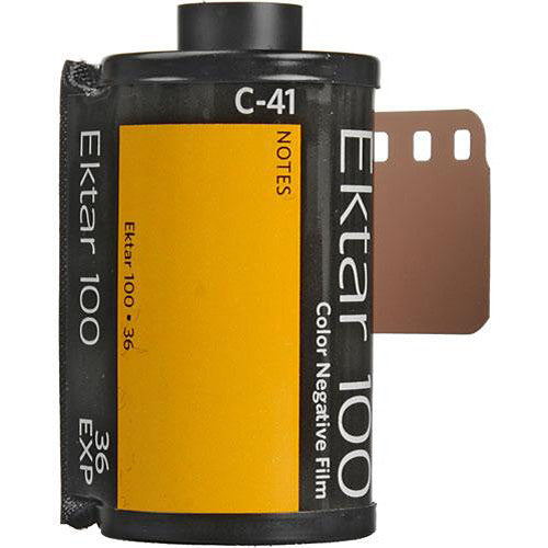 Kodak Ektar 100 Color Negative Film (35mm, 36 Exposures) - Single Roll