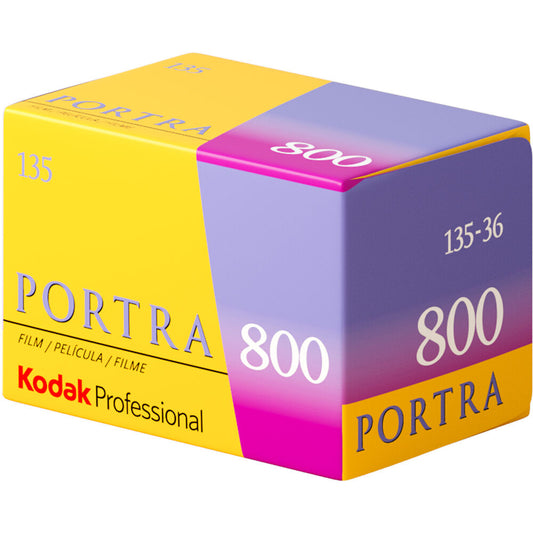 Kodak Portra 800 Color Negative Film (35mm, 36 Exposures) - Single Roll