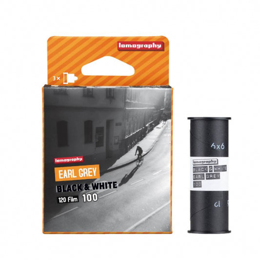 Lomography Earl Grey 100 Black and White Negative Film (120 Format) - 3 Pack