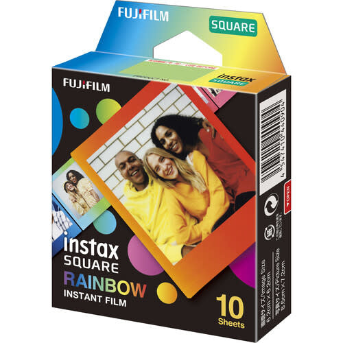 Fujifilm Instax Square Instant Film Rainbow Pack - 10 Sheets