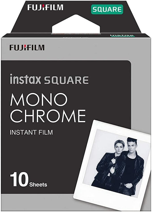 EXPIRED 11/23 - Fujifilm Instax Square Monochrome Film Pack - 10 Sheets
