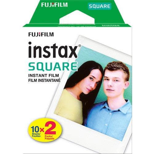 Fujifilm Instax Square Instant Color Film - Twin Pack (20 Sheets)