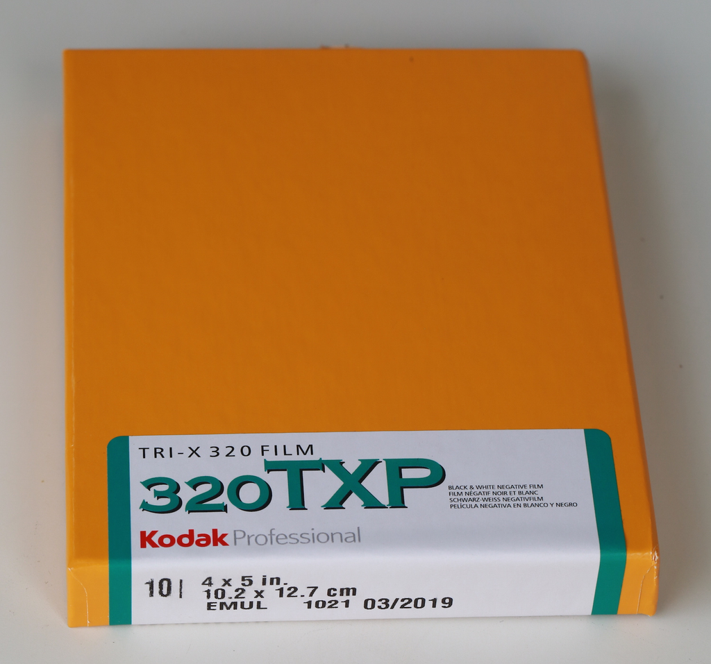 Kodak Tri-X 320 TXP 4x5 Black and White Film (10 Sheets)